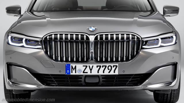 Exterieur van de BMW 7 L