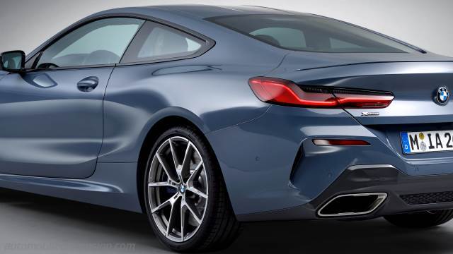 Exterior detail of the BMW 8 Coupe