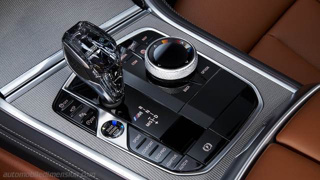 Interieur detail van de BMW 8 Coupe