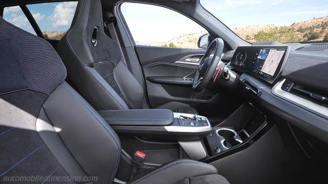 Interior detail of the BMW X2