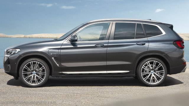 Dettaglio esterno della BMW X3