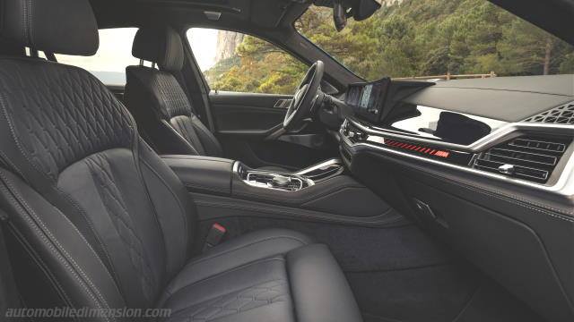 Interior detail of the BMW X6