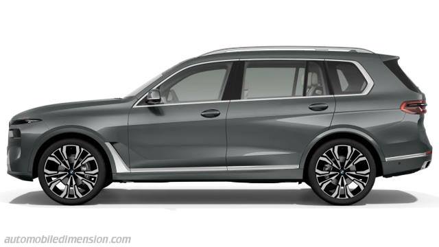 Exterior of the BMW X7