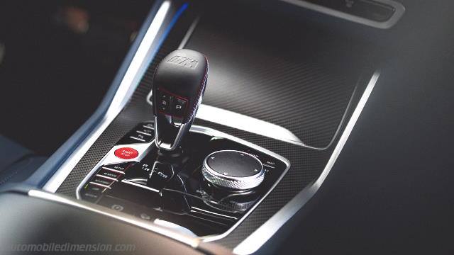 Interior detail of the BMW XM