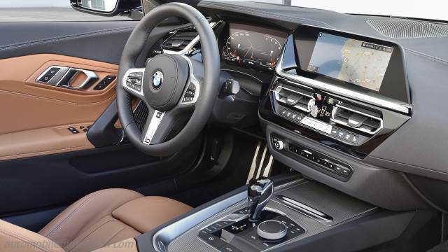 Interior detail of the BMW Z4