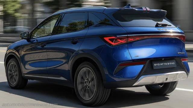 Exterior of the BYD Atto 3 Evo