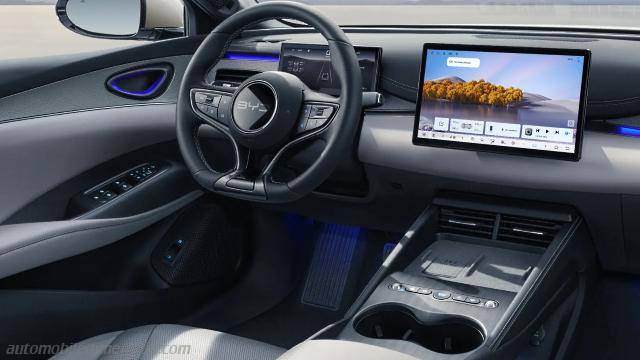 Interior detail of the BYD Seal 6 Touring