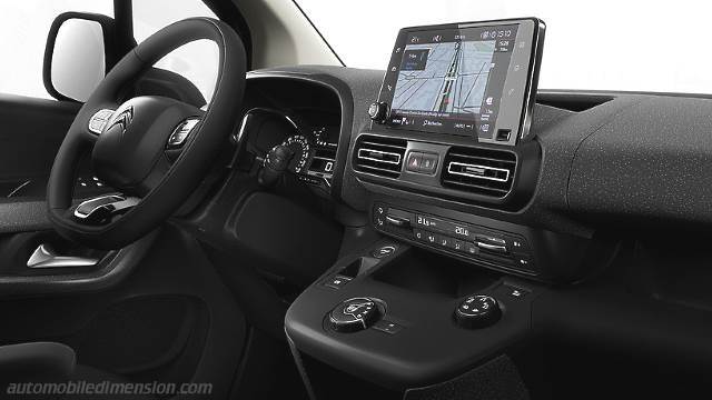 Interior detail of the Citroen Berlingo XL