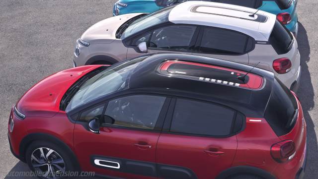 Exterieurdetail des Citroen C3