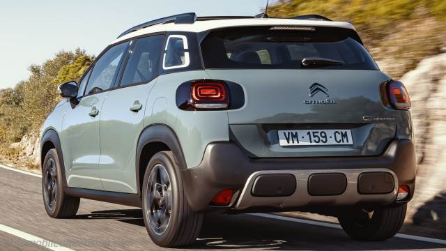 Esterno della Citroen C3 Aircross