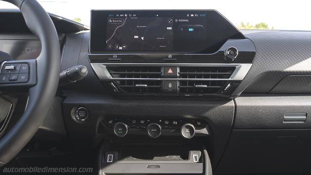 Interior detail of the Citroen C4 X