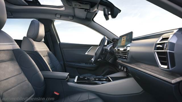 Interieur detail van de Citroen C5 X