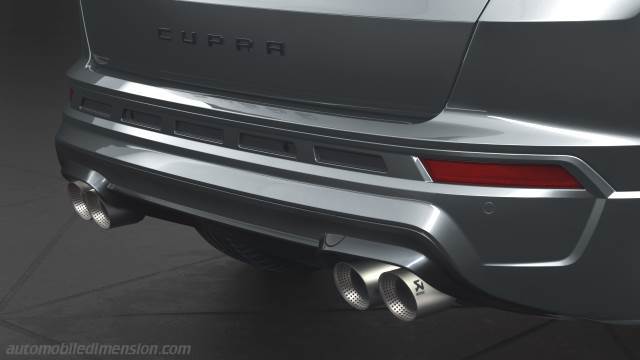 Exterieur detail van de CUPRA Ateca