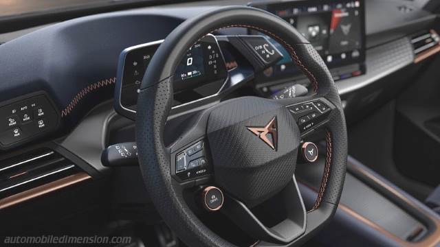 Interior detail of the CUPRA Born