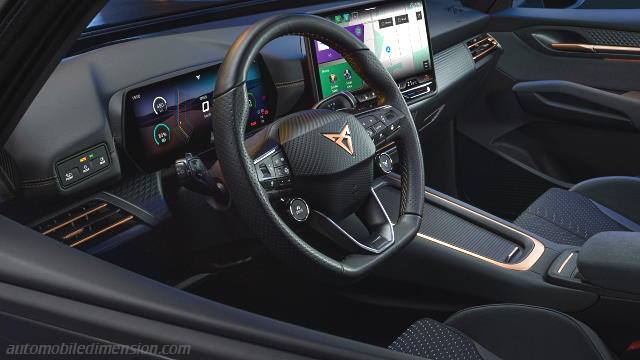 Détail intérieur de la CUPRA Born