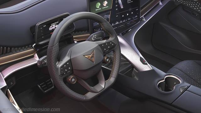 Interieur detail van de CUPRA Tavascan