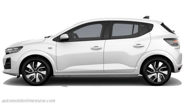 Dettaglio esterno della Dacia Sandero