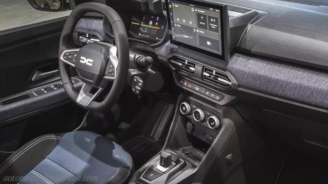 Dettaglio interno della Dacia Sandero