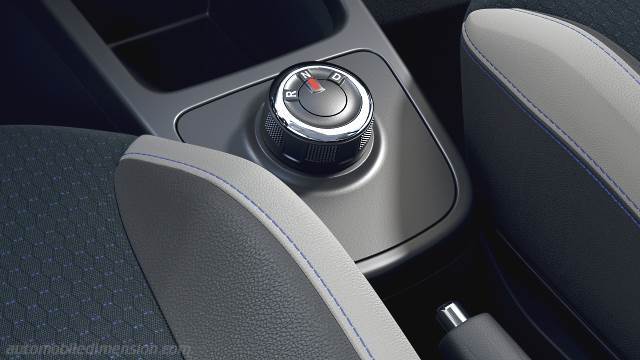 Interior detail of the Dacia Spring