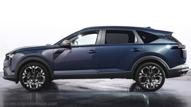 Dettaglio esterno della Dacia Striker