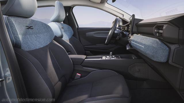 Dettaglio interno della Dacia Striker