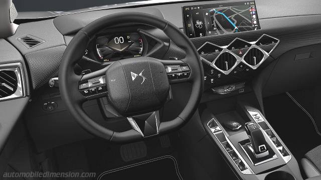 Interieur detail van de DS DS3