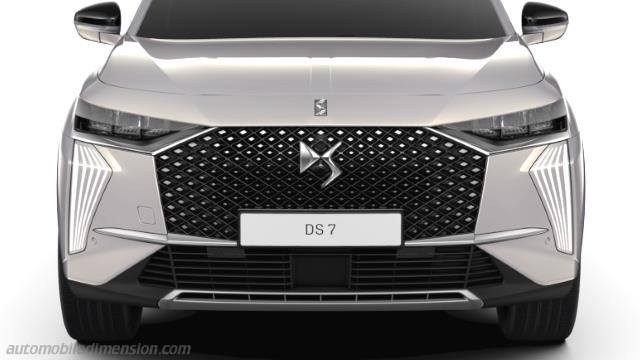 Vasca baule su misura in gomma - ProLine 3D - DS DS7 Crossback 2017 in poi,  bagagliaio superiore, con nicchie laterali, suv