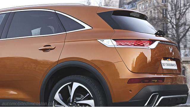 Dettaglio esterno della DS DS7 Crossback