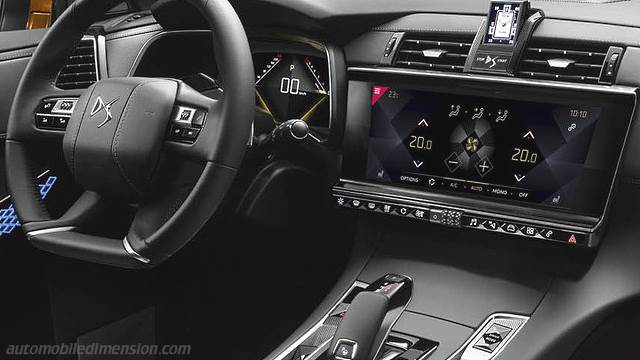 Interieur detail van de DS DS7 Crossback