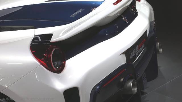 Exterieur des Ferrari 488 Pista Spider