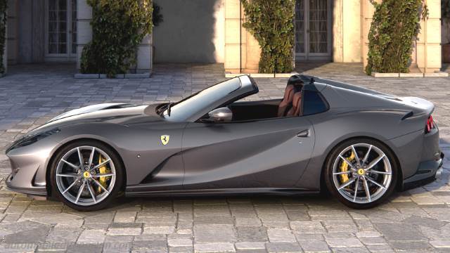 Exterior detail of the Ferrari 812 GTS