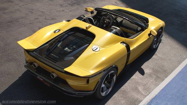 Exterior detail of the Ferrari 849 Testarossa Spider