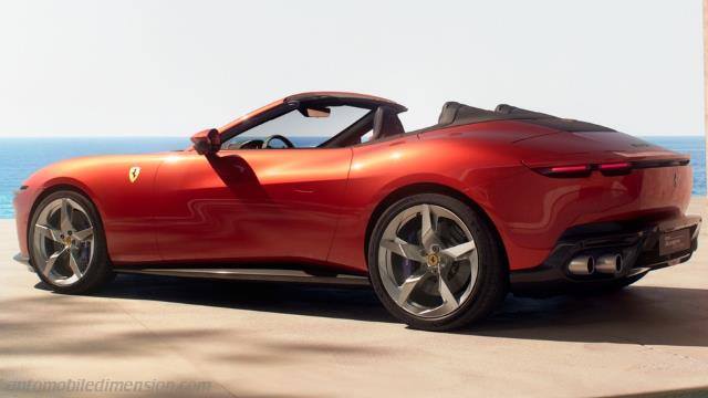 Exterior of the Ferrari Amalfi Spider