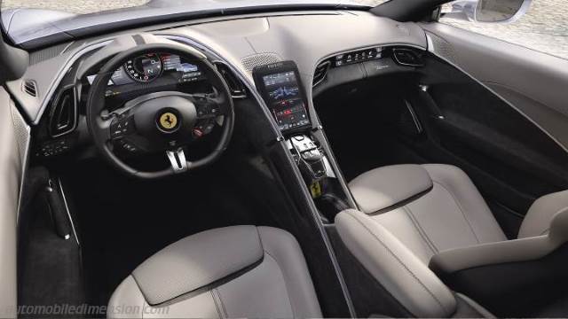 Exterieur detail van de Ferrari Roma