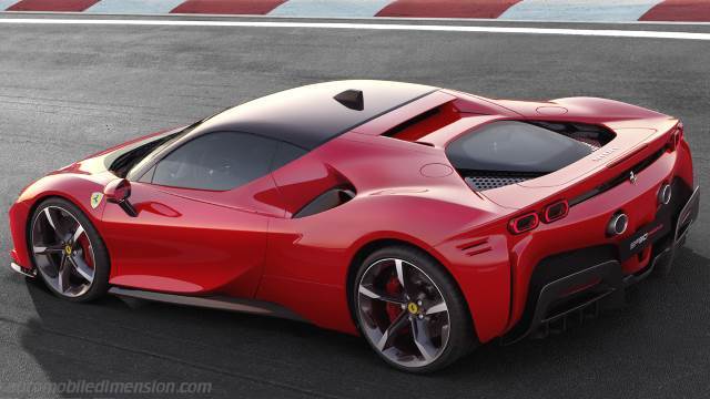 Exterior of the Ferrari SF90 Stradale