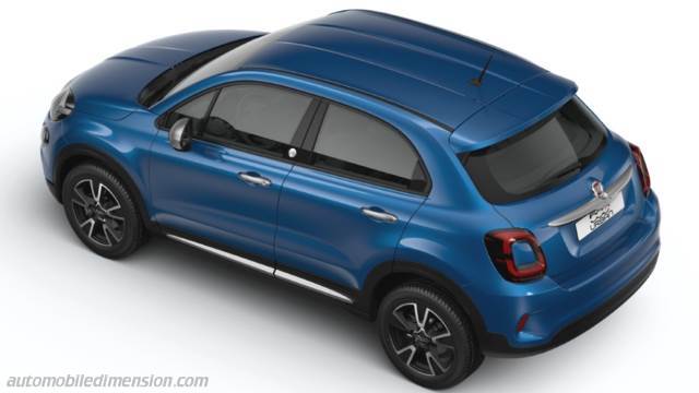 Exterieur van de Fiat 500X