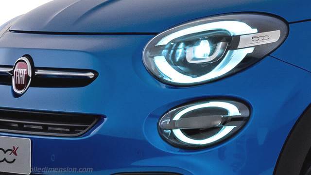 Exterior detail of the Fiat 500X