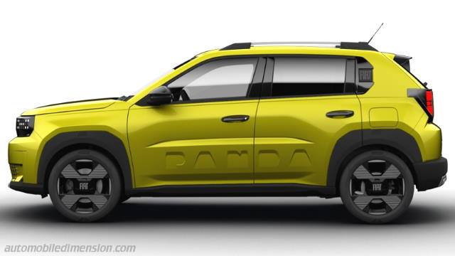 Exterieurdetail des Fiat Grande Panda