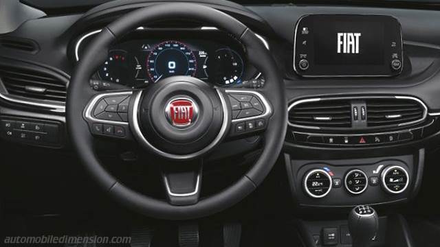 Interieur detail van de Fiat Tipo 4-door