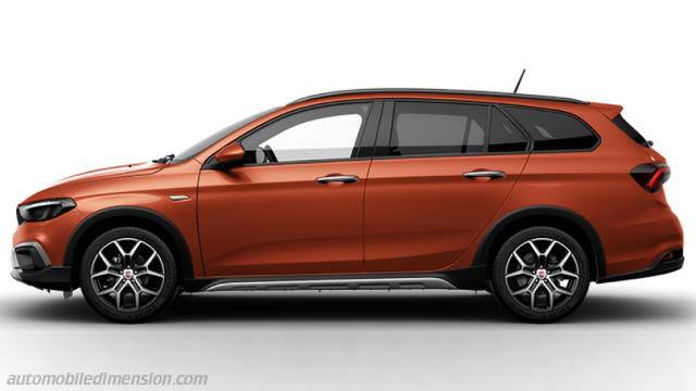 Exterieur detail van de Fiat Tipo SW Cross