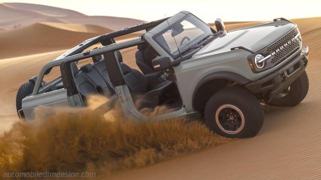 Exterior of the Ford Bronco