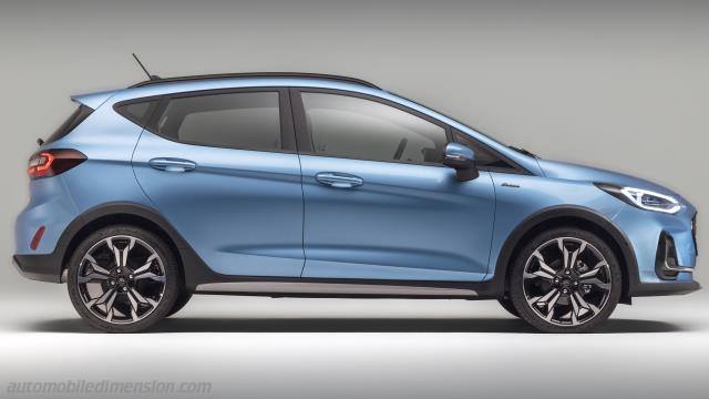 Dettaglio esterno della Ford Fiesta Active