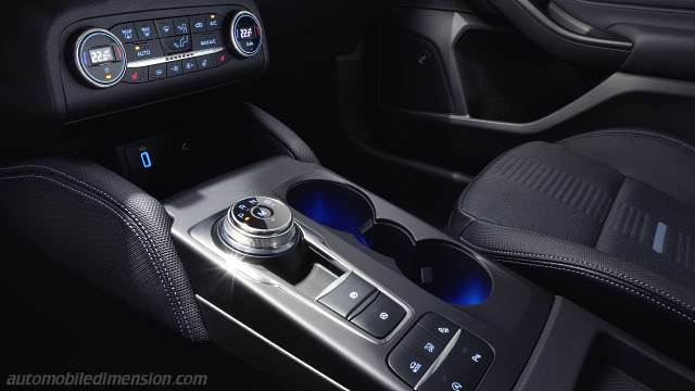 Interior detail of the Ford Focus Active
