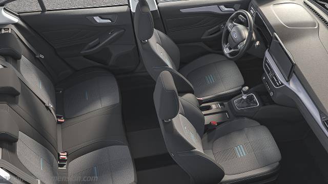 Interieur detail van de Ford Focus Active