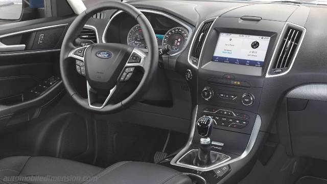 Interior detail of the Ford Galaxy