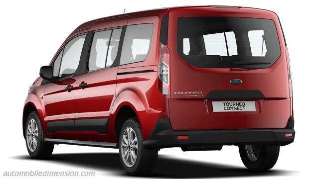 Exterior of the Ford Grand Tourneo Connect