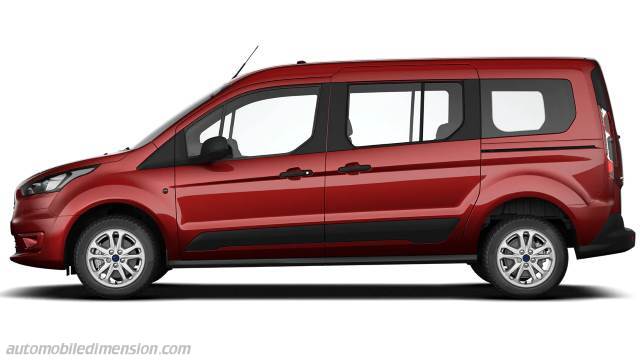 Exterior detail of the Ford Grand Tourneo Connect