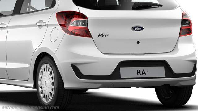 Exterieur detail van de Ford Ka+