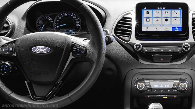 Interior detail of the Ford Ka+