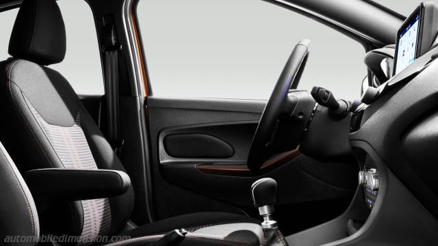 Interieur detail van de Ford Ka+ Active